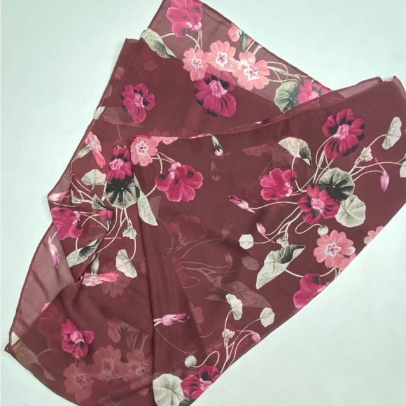 DRK CHERRY Polyester Scarf Winter Sale - Picture 2 of 5